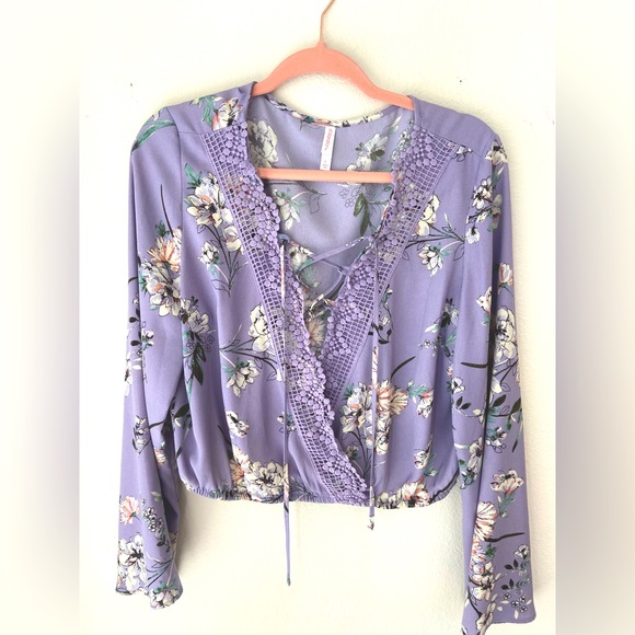 Xhilaration Tops - NWOT Xhilaration (Target) purple blouse